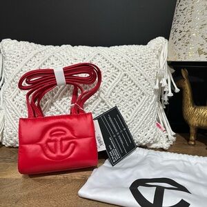 Telfar Small (mini) Puffer Shopper in Red